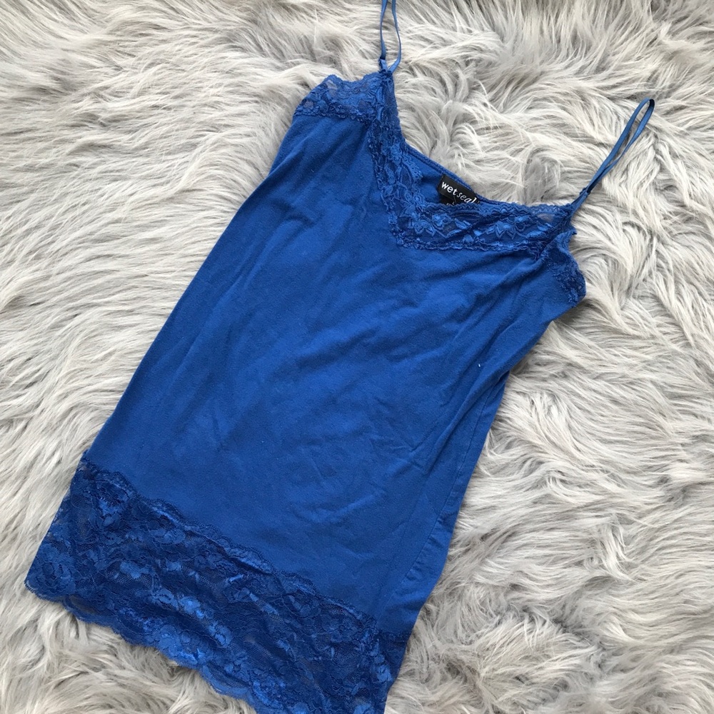 Wet Seal Large - Blue- Cami